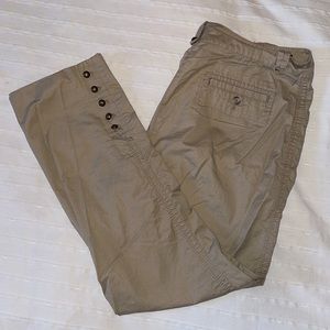 Olsen Europe | khaki 100% Cotton pants | size 8